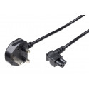 MicroConnect Power Cord UK - C5 1.8m Black Reference: PE090818A