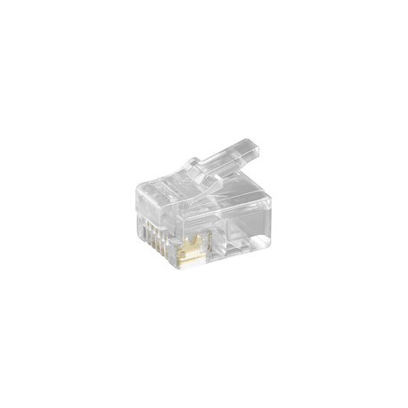 MicroConnect Modular Plug RJ12 6P6C, 10pcs Reference: KON502-10R