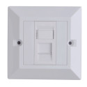 Lanview CAT6 Faceplate Single Gang UK Référence: W126209560