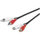 MicroConnect 2xRCA - 2xRCA 1.5m M-F Reference: AUDCH2