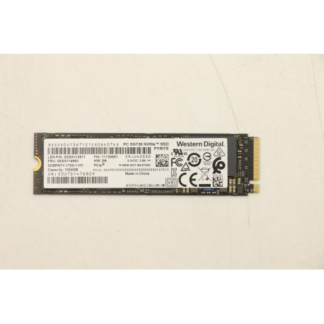 Lenovo 1TB M.2 PCIe NVMe Solid State Référence: W125671472