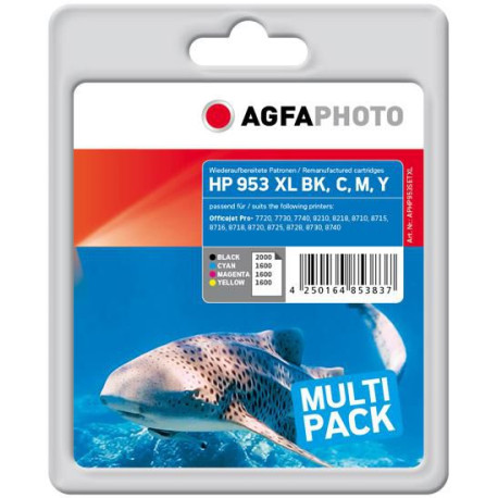 AgfaPhoto Ink, bk,c,m,y Référence: APHP953SETXL