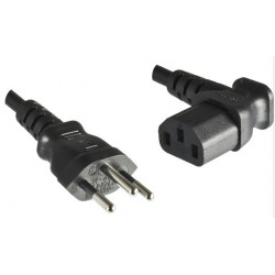 MicroConnect Power Cord Swiss - C13 90°1.8m Reference: PE160418A