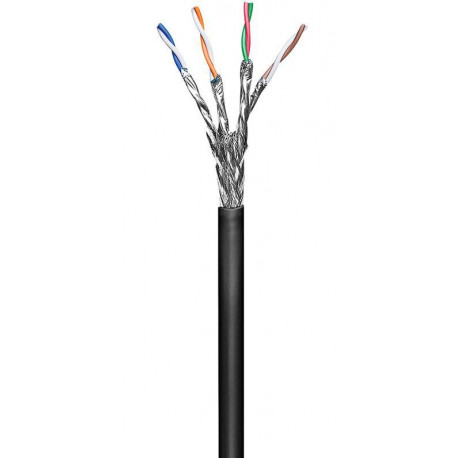 MicroConnect S/FTP CAT6 Outdoor 100m Black Reference: KAB028-100