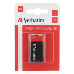 Verbatim ALKALINE BATTERY 9V 1 PACK Reference: W126181783