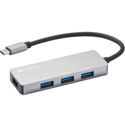 Sandberg USB-C Hub 1xUSB3.0+3x2.0 SAVER Référence: 336-32