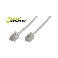 MicroConnect Modular Straight RJ12 6C6P 10m Reference: MPK110