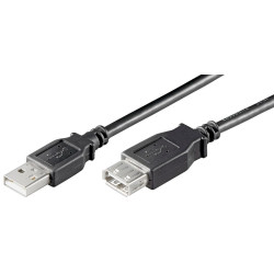 MicroConnect USB2.0 Extension A-A 1,8m M-F Reference: USBAAF2B