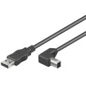 MicroConnect USB2.0 A-B 3m M-M Reference: USBAB3ANGLED
