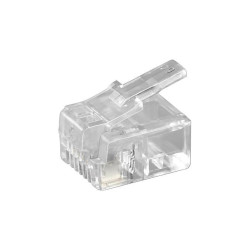 MicroConnect Modular Plug RJ11 6P4C, 10pcs Référence: KON501-10R