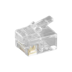 MicroConnect Modular Plug RJ12 6P6C, 10pcs Référence: KON502-10R
