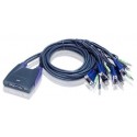Aten CS64US 4-Port Cable KVM Switch Référence: CS64US-AT