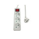 MicroConnect 3-way Power Strip on/off Référence: W128951140