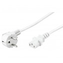 MicroConnect Power Cord 5m White IEC320 Reference: PE010450W
