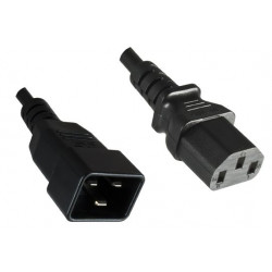 MicroConnect PowerCord C13-C20 10A 1m Black Reference: PE030610
