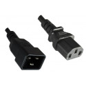 MicroConnect PowerCord C13-C20 10A 1m Black Reference: PE030610