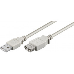 MicroConnect USB2.0 Extension A-A 1.8m M-F Reference: USBAAF2
