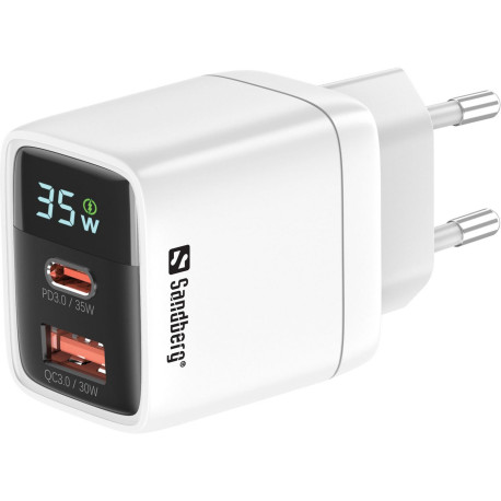 Sandberg 2in1 Charger 1xUSB-C 1xUSB 35W Reference: 441-52