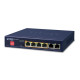 Planet 4-Port 10/100/1000T 802.3at Référence: GSD-604HP